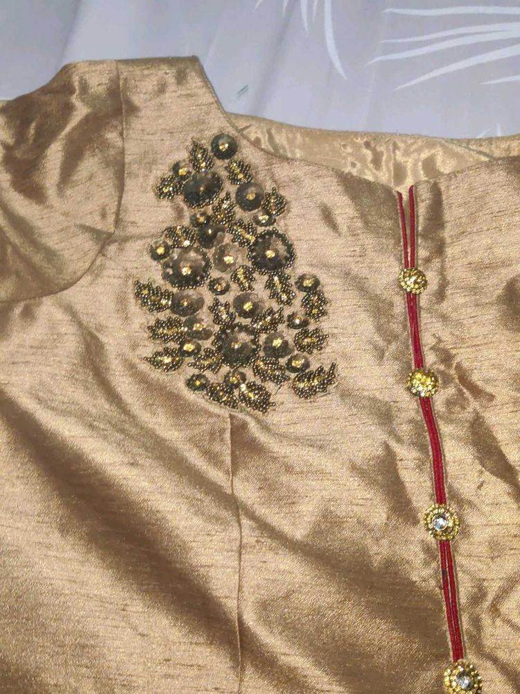 Red &amp; Gold Lehenga Choli