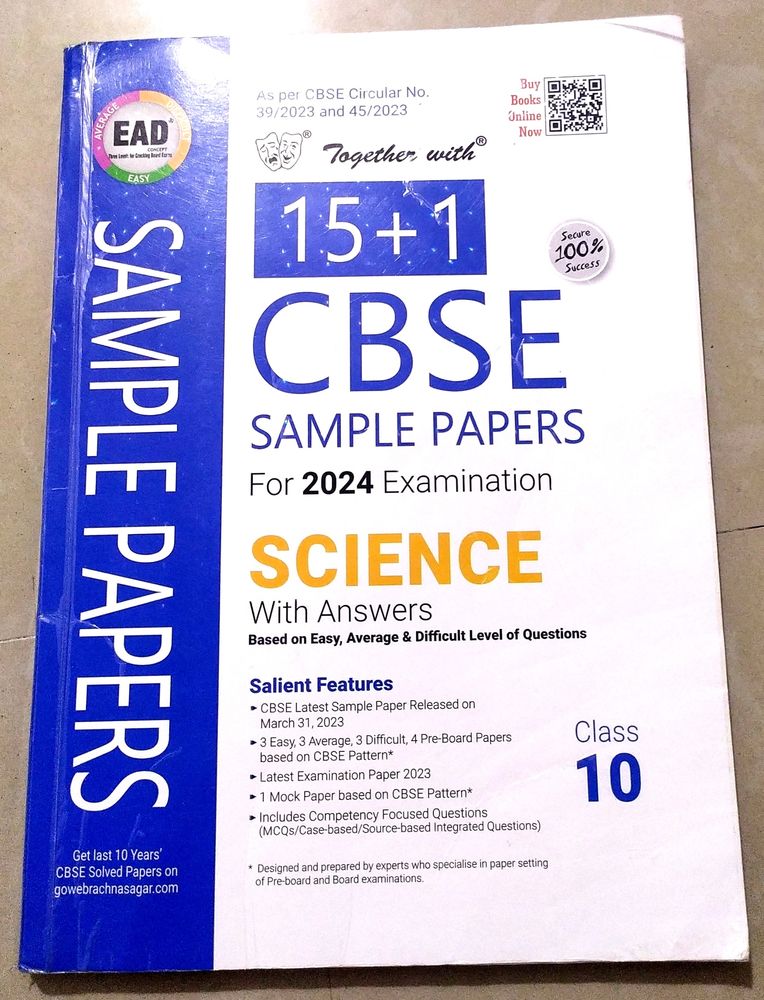 15+1 CBSE SAMPLE PAPER SCIENCE (Rachna Sagar)