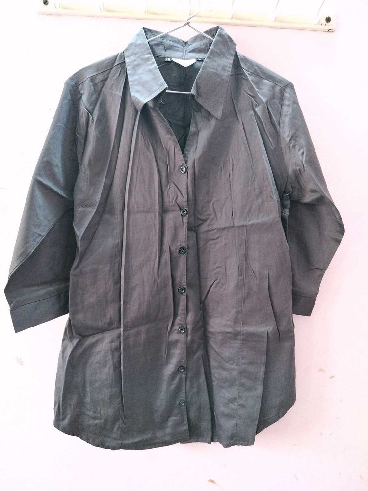 A Formal Grey Shirt For Unisex ( 28 Size)