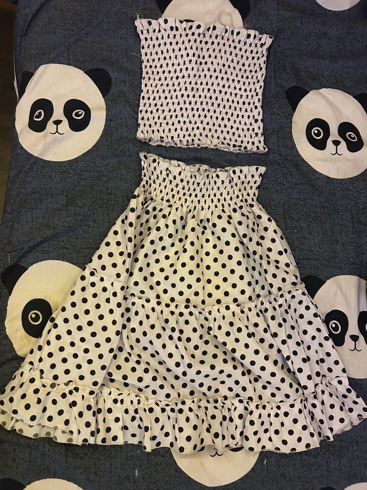 Polka Dot Two-Piece Set