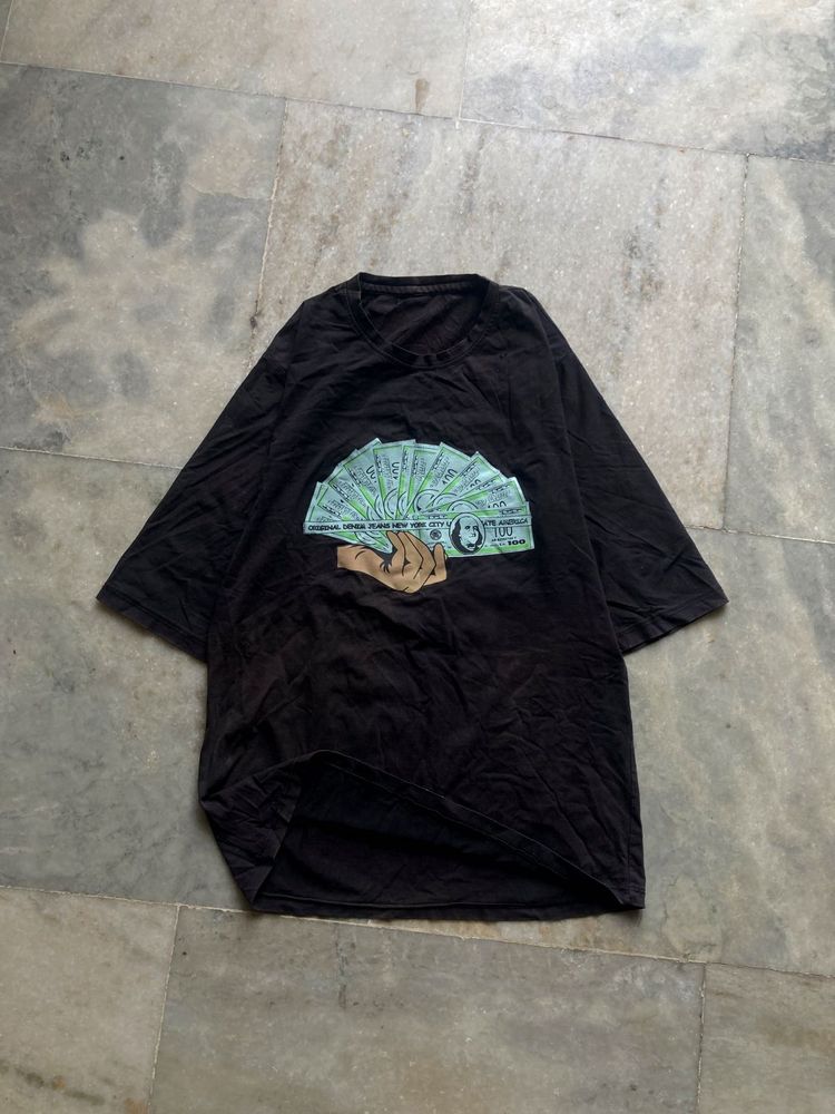 Dollar Printed Baggy Tee