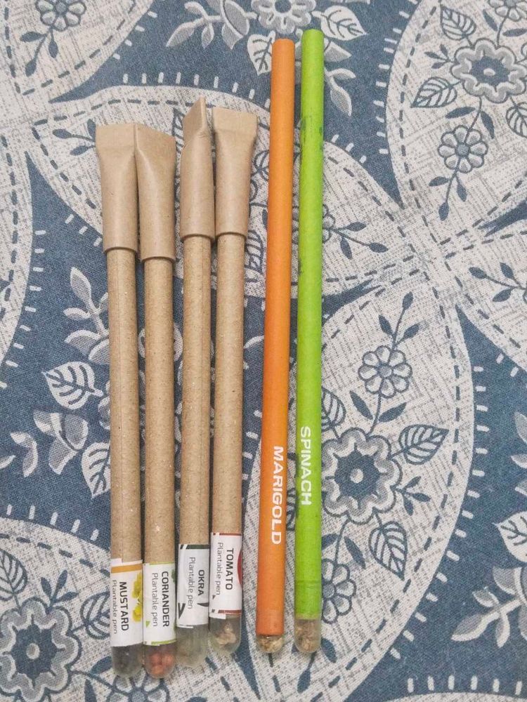Plantable 4 Pen And 2 Pencils