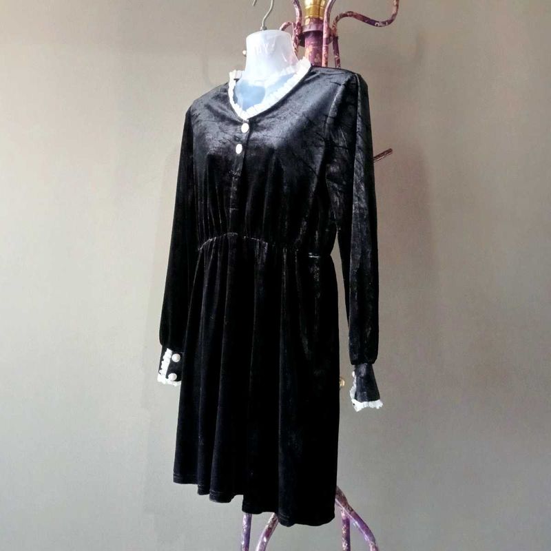 Black Velvet Dress