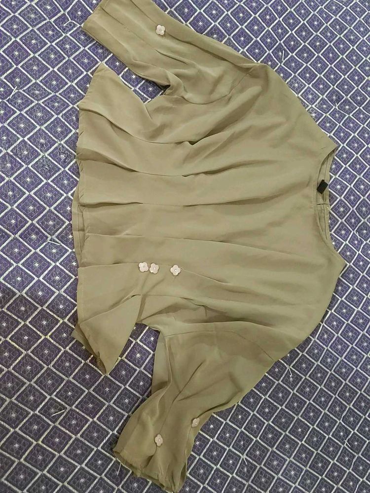 Elegant Nude peachish colour Top