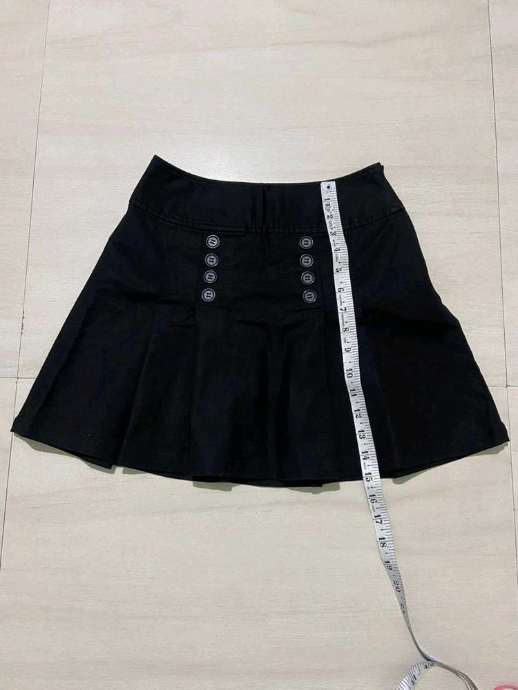 Women Black Mini Skirt