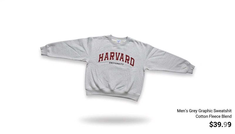 Harvard Graphic Sweatshirt