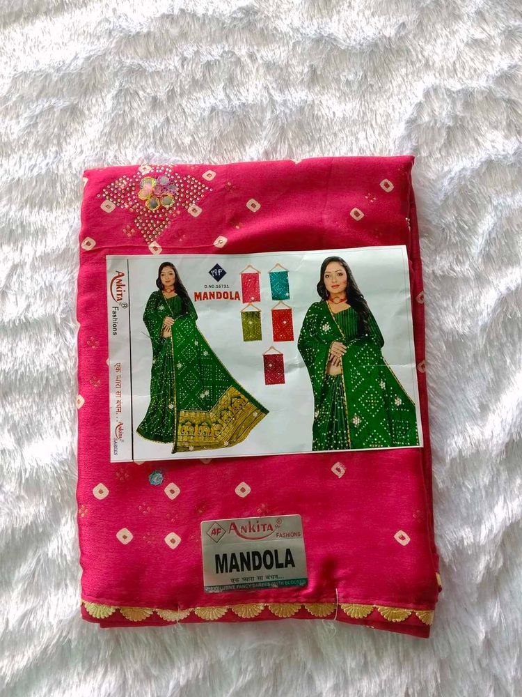 New Pink Saree