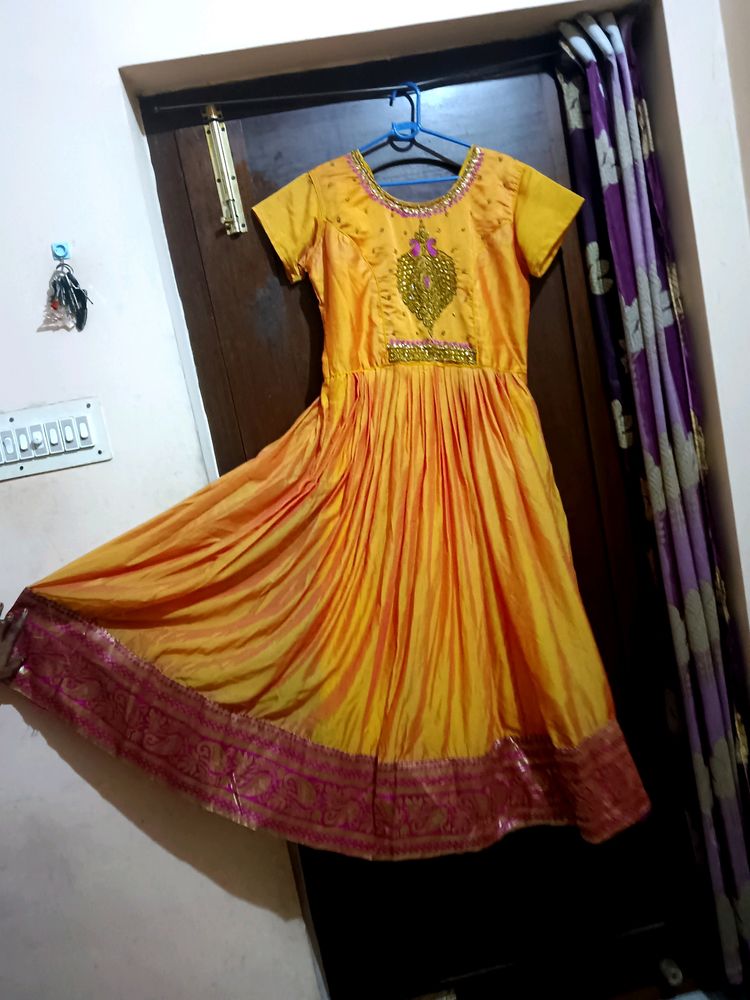 Orange Colour Dress