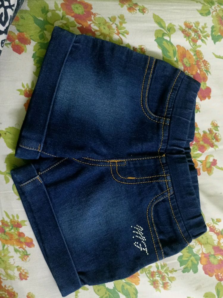 Denim Shorts For Girl