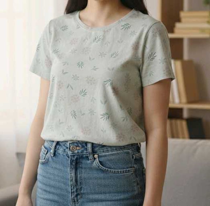 Floral Print Tee