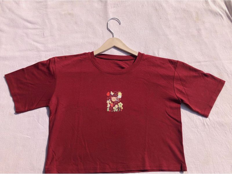 Cute Embroidered Tee