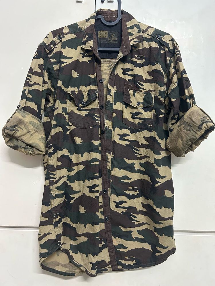 Camo Print Shirt