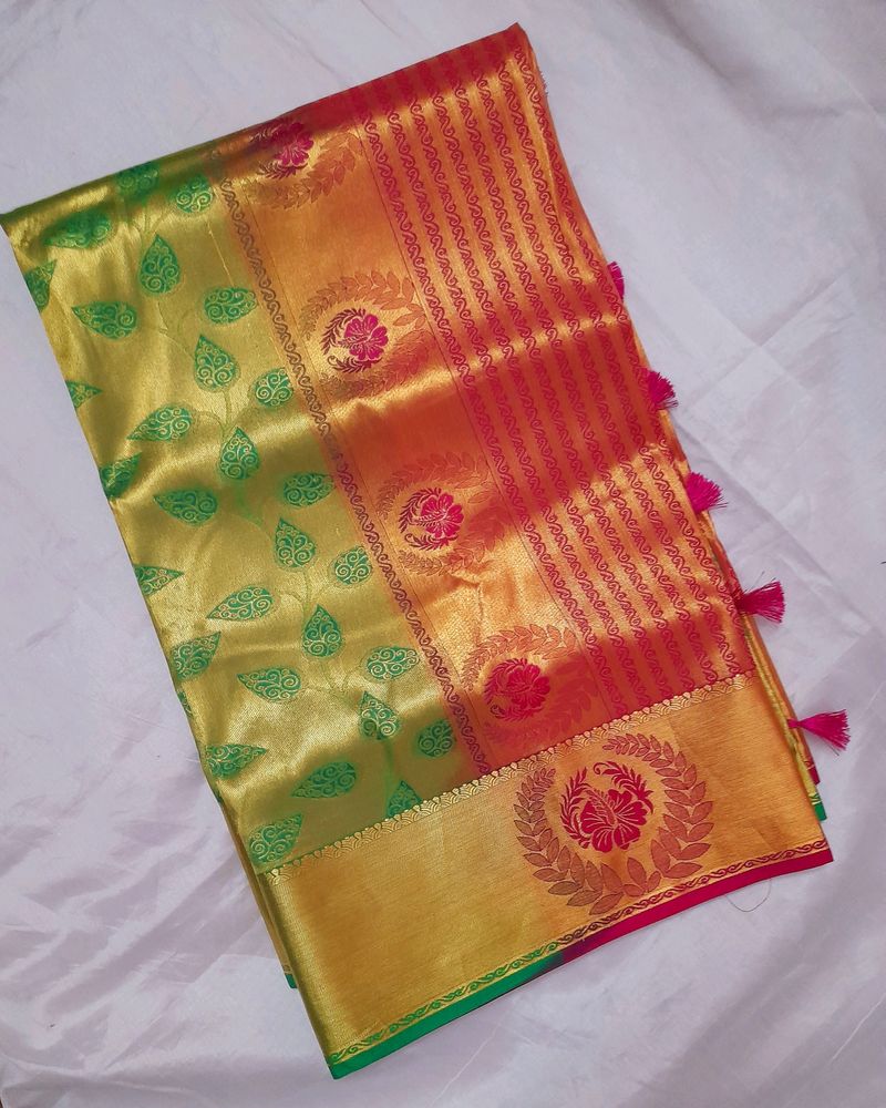 Kanchi Blend Silk Saree Never Used Item !