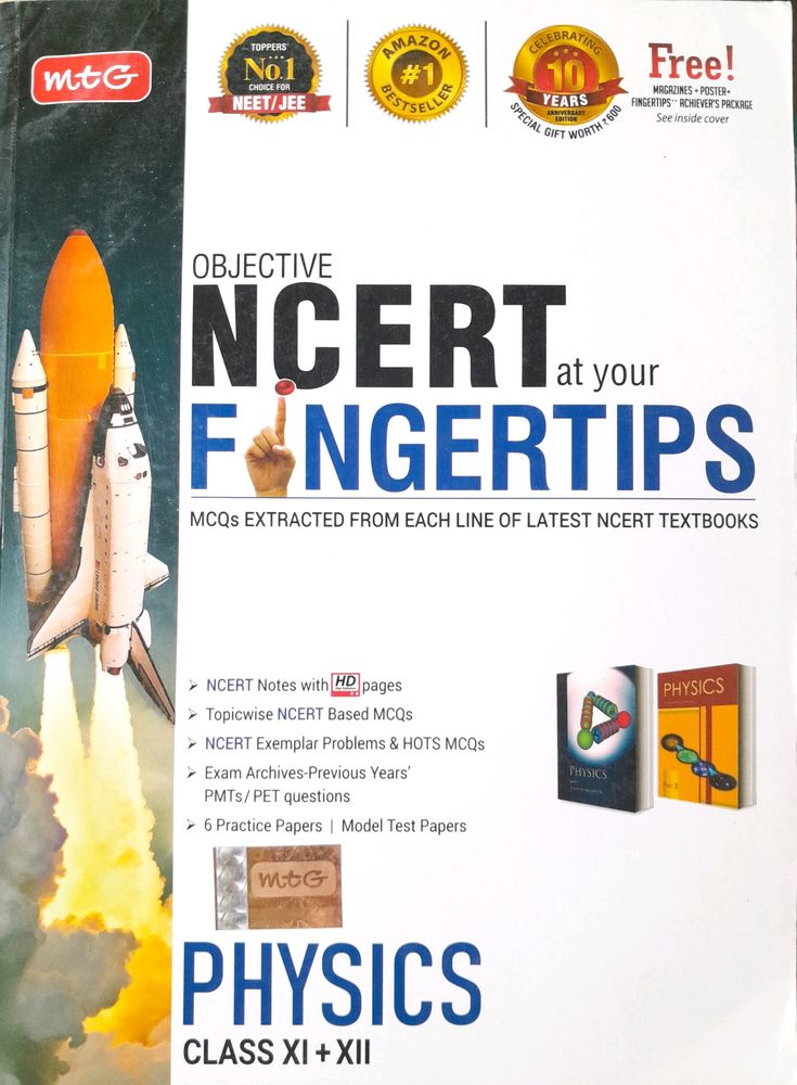 MTG NCERT at your Fingertips Physics 11&amp;12