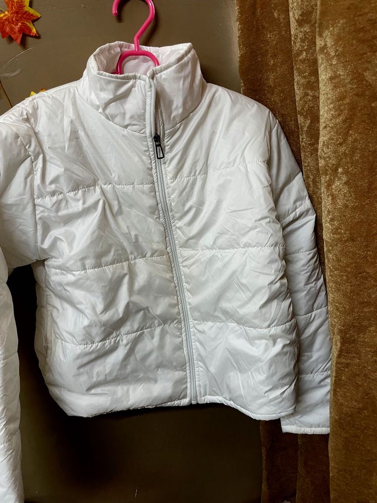 White Puffer Jacket