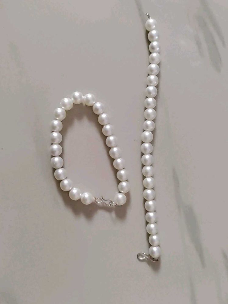 Pearl Bracelet &amp; Necklace Set