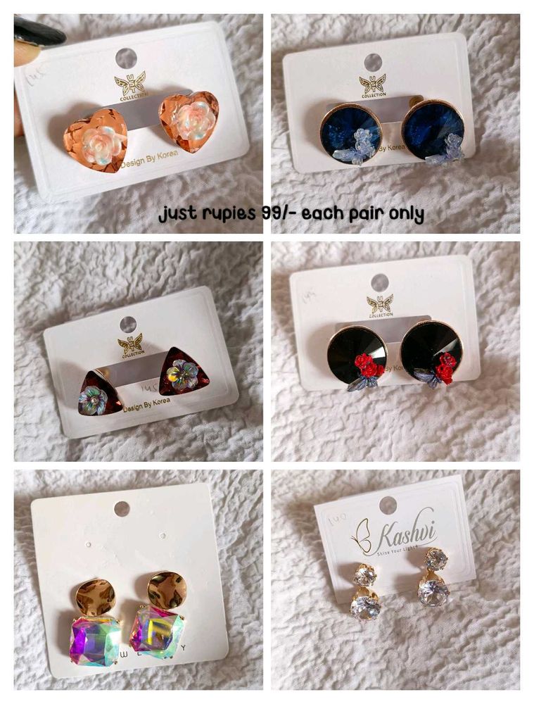 Enamel Earrings