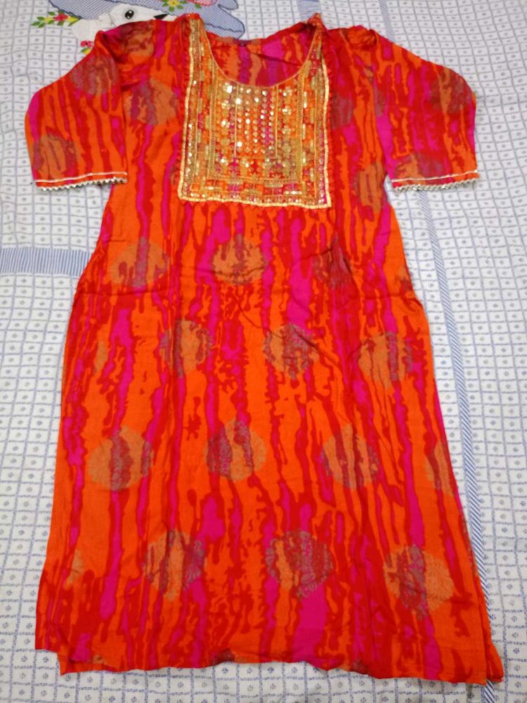 Ethnic Kurta And Pajama Set