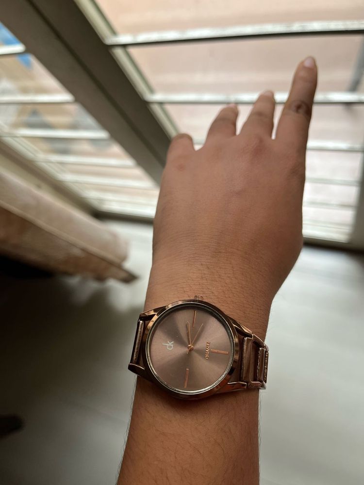 Rose Gold Watch