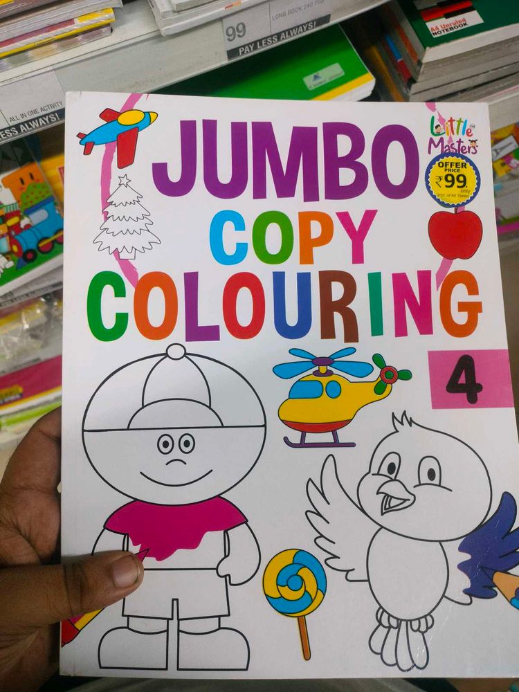 Jumbo Copy Colouring Book - Fun Activity!