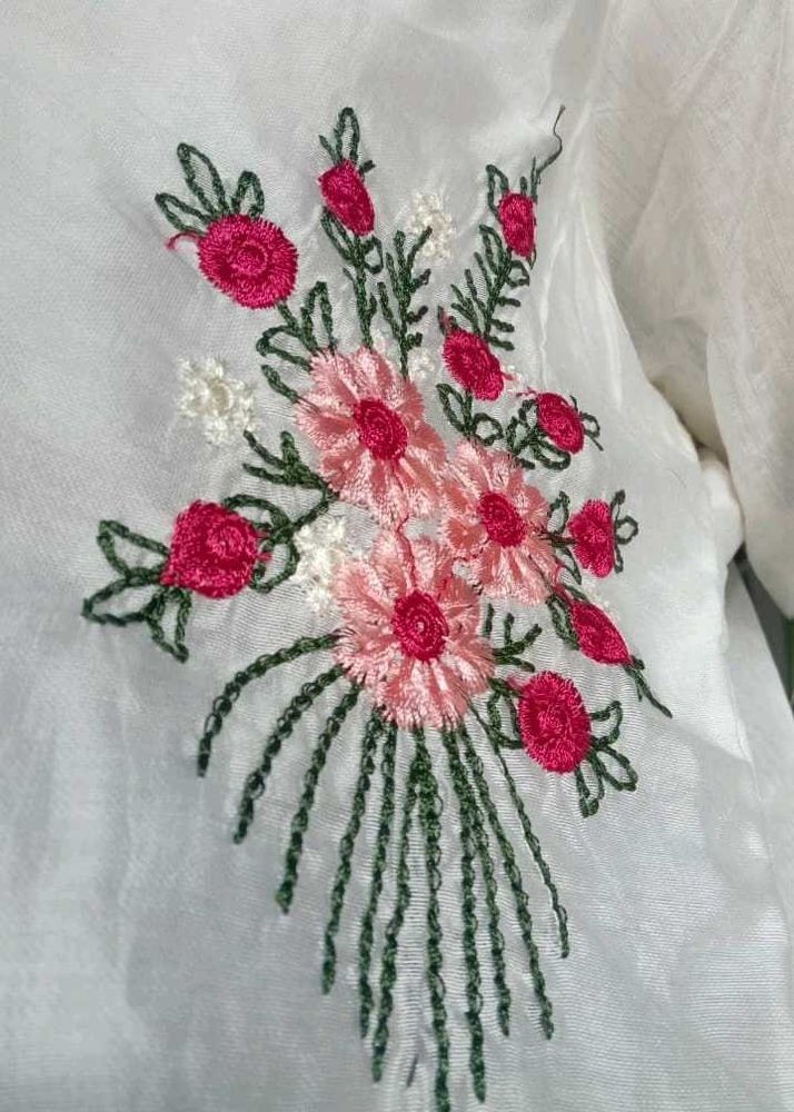 Beautiful White Kurti
