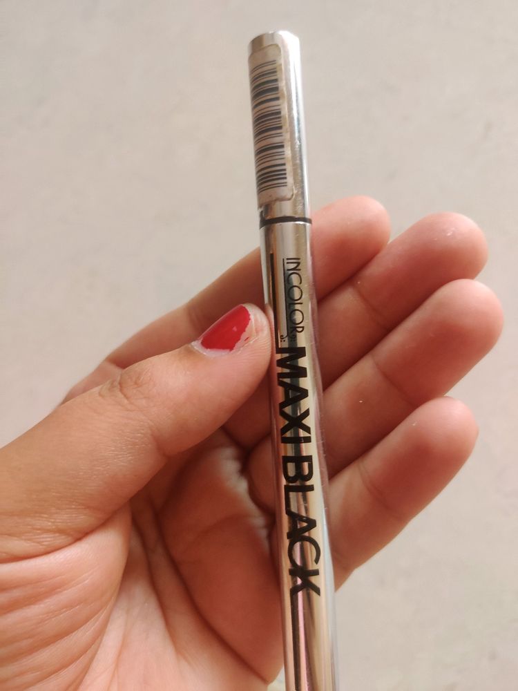 price dropped/INCOLOR Maxi Long Lasting Smudge Proof Sketch Pen Eyeliner for Women, 2 Gram - Black