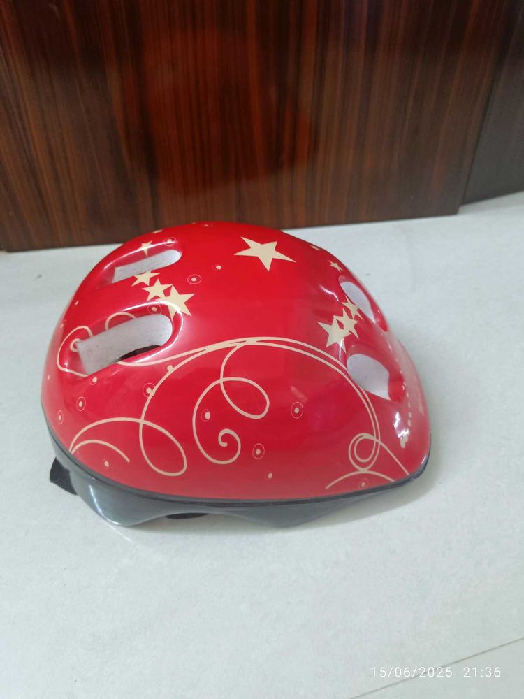 Red Kids Helmet