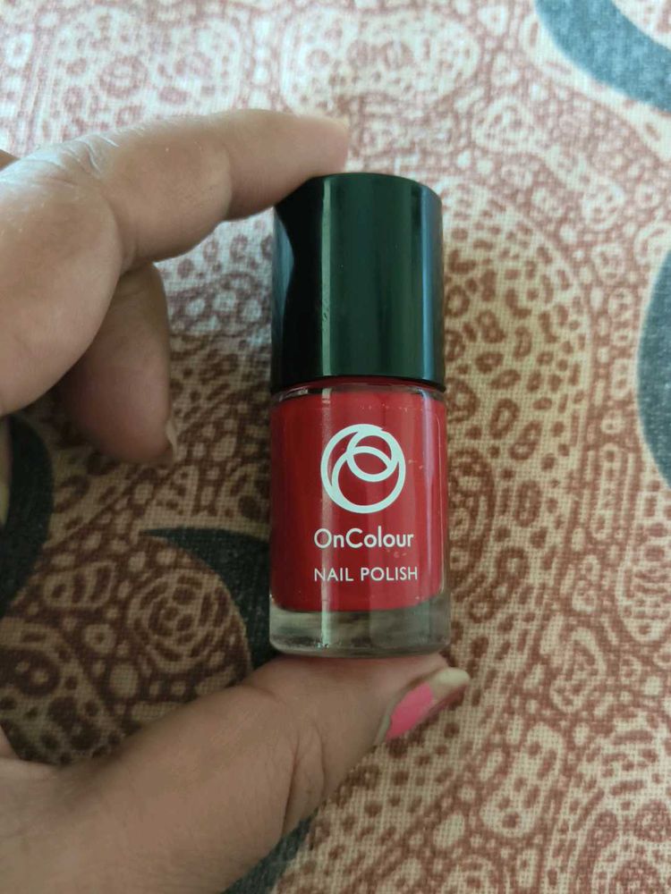 OnColour Red Nail Polish