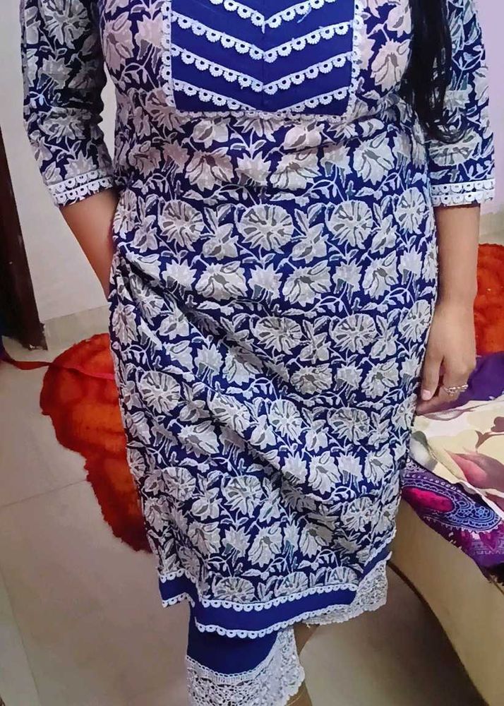 Floral Print Kurta Set