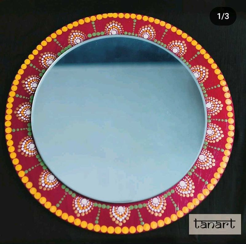 Handmade 12 Inches Mirror Homedecor