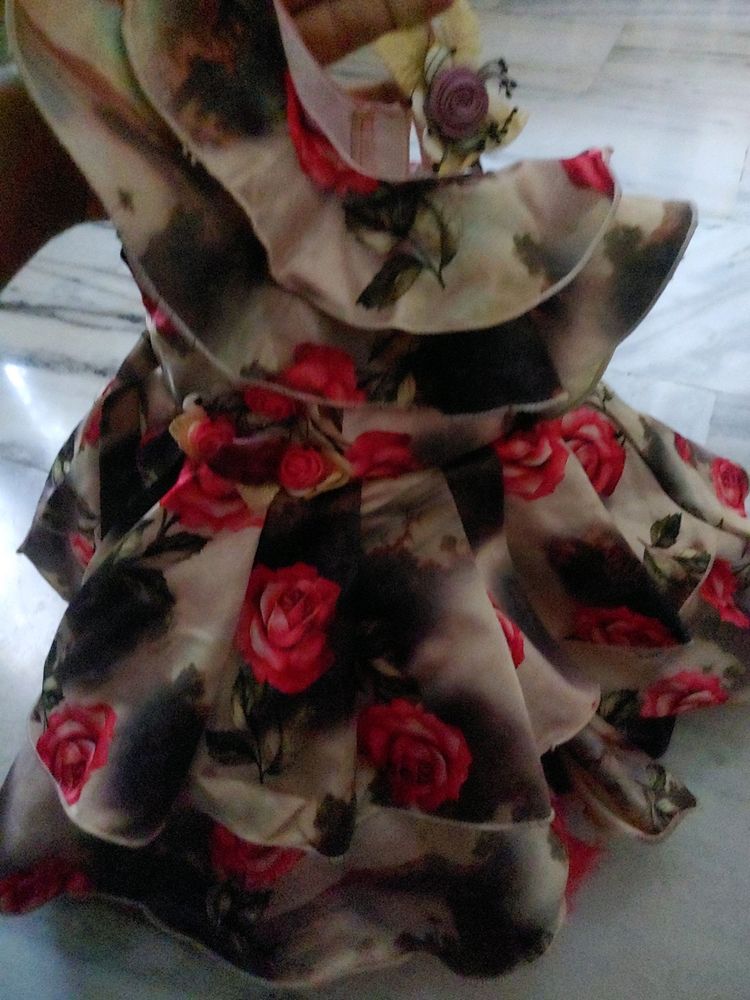 Floral Ruffle Dress