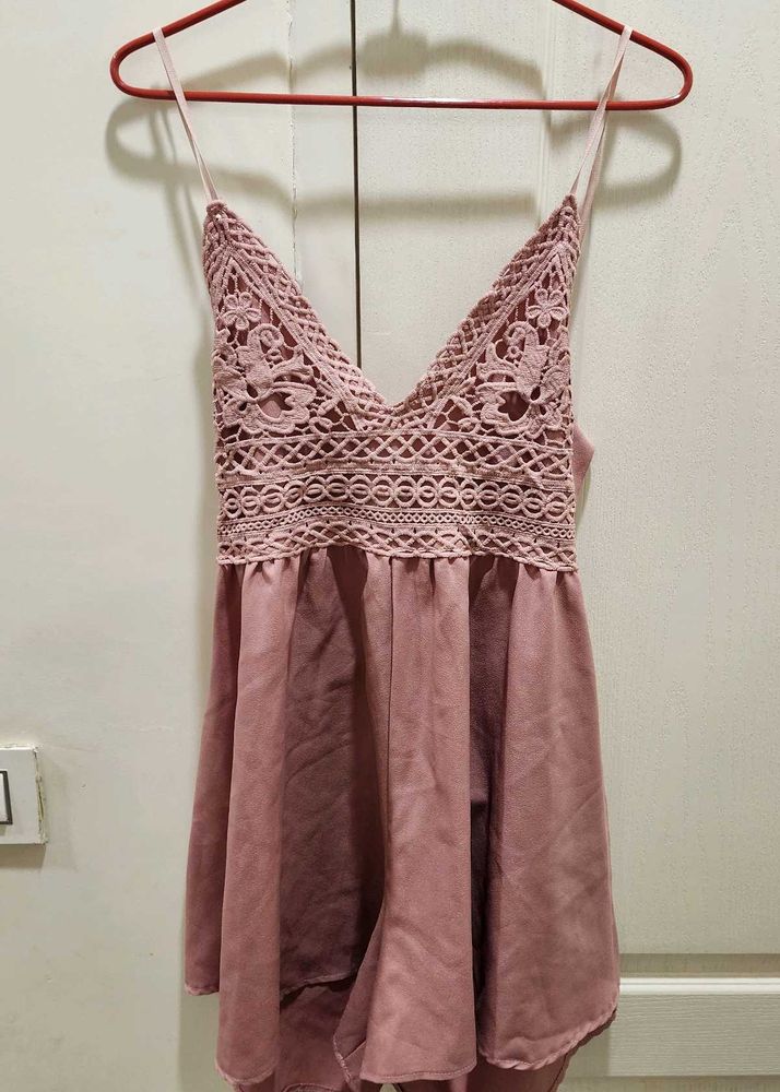 🎀Pretty Peach Playsuit🎀