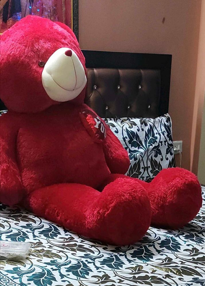 Red Teddy Bear 5 ft.