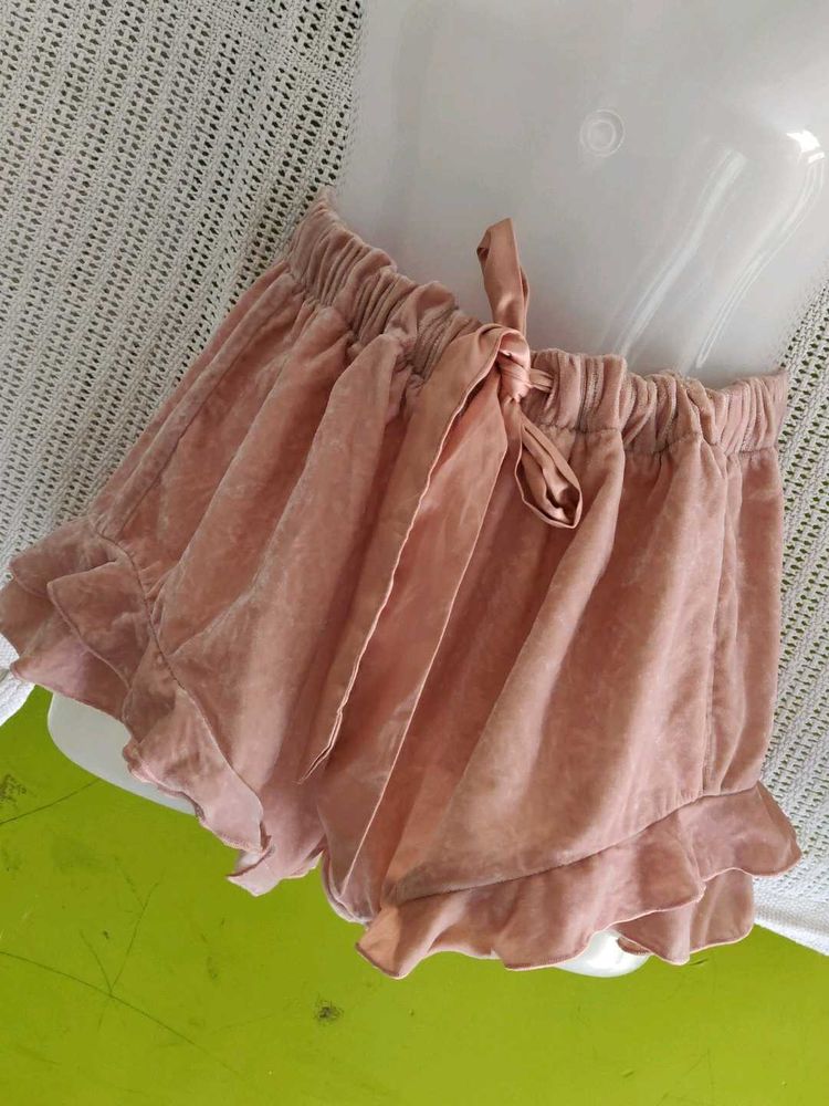 Victoria secret Cute Pink Ruffle Shorts