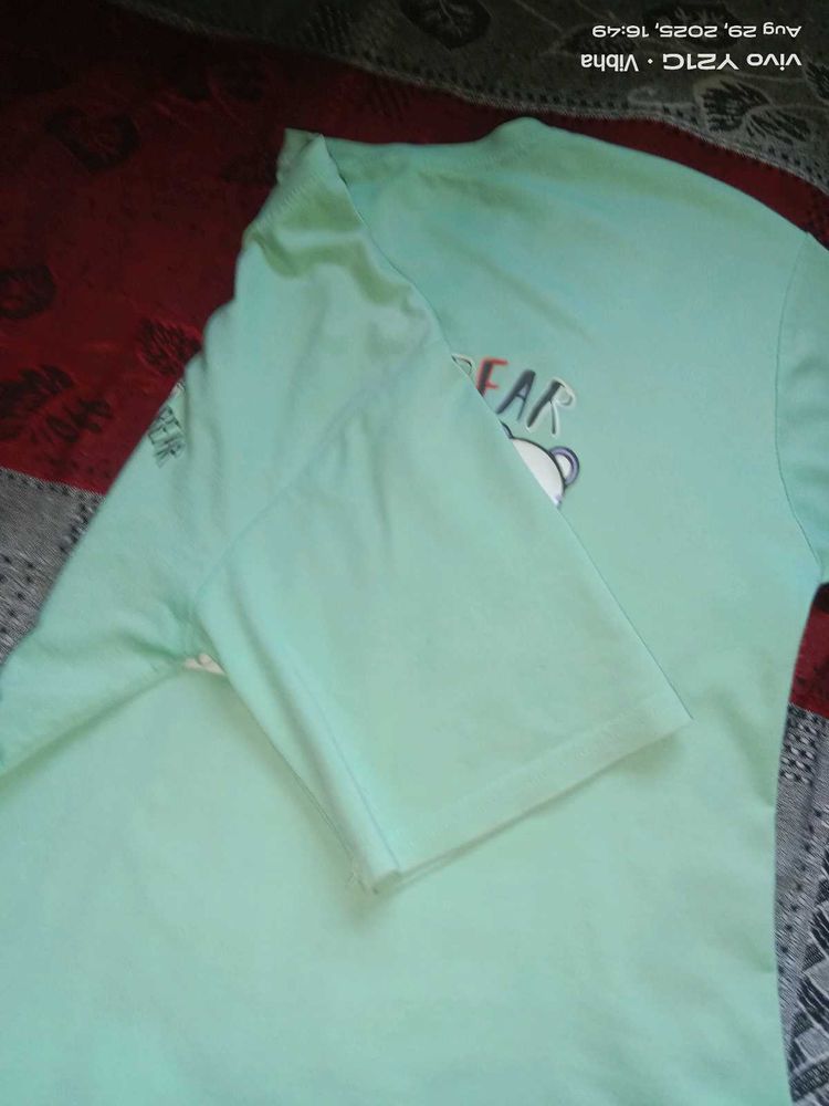 Mint Green Graphic Tee