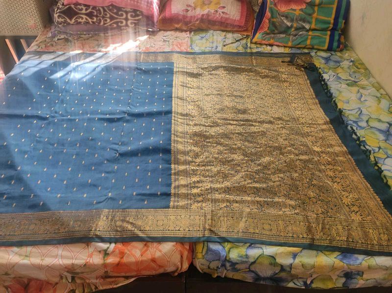 Green kanchipuram silk Saree
