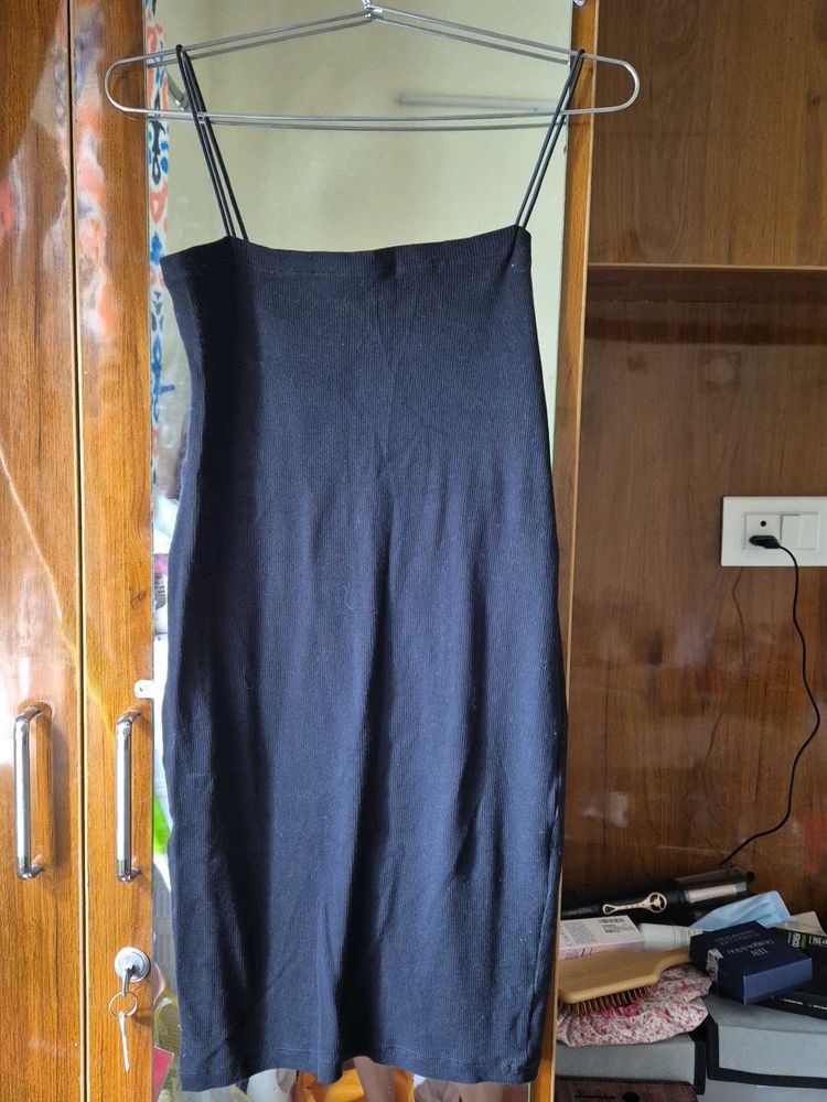 Black Spaghetti Strap Dress