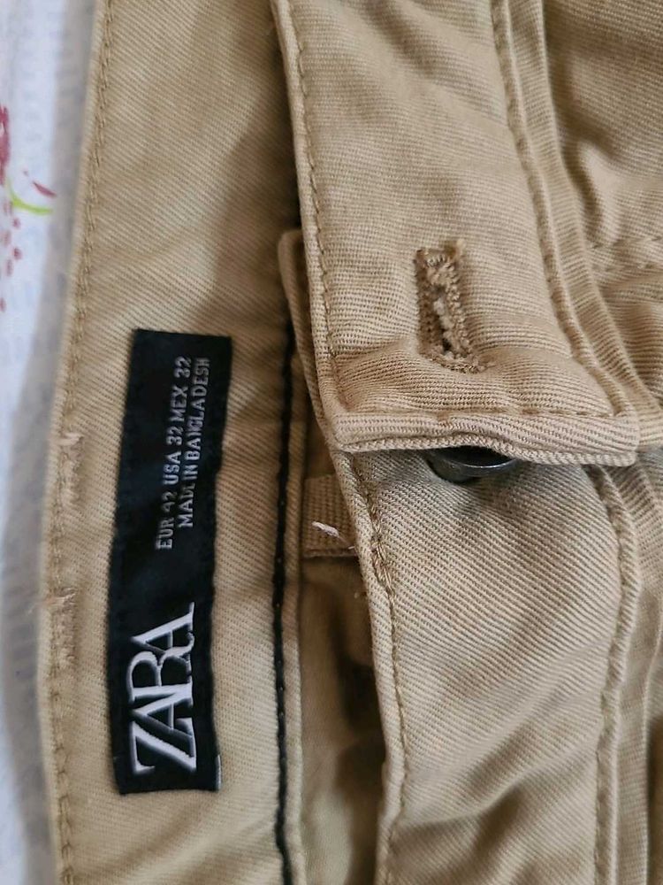 ZARA Tan Jeans