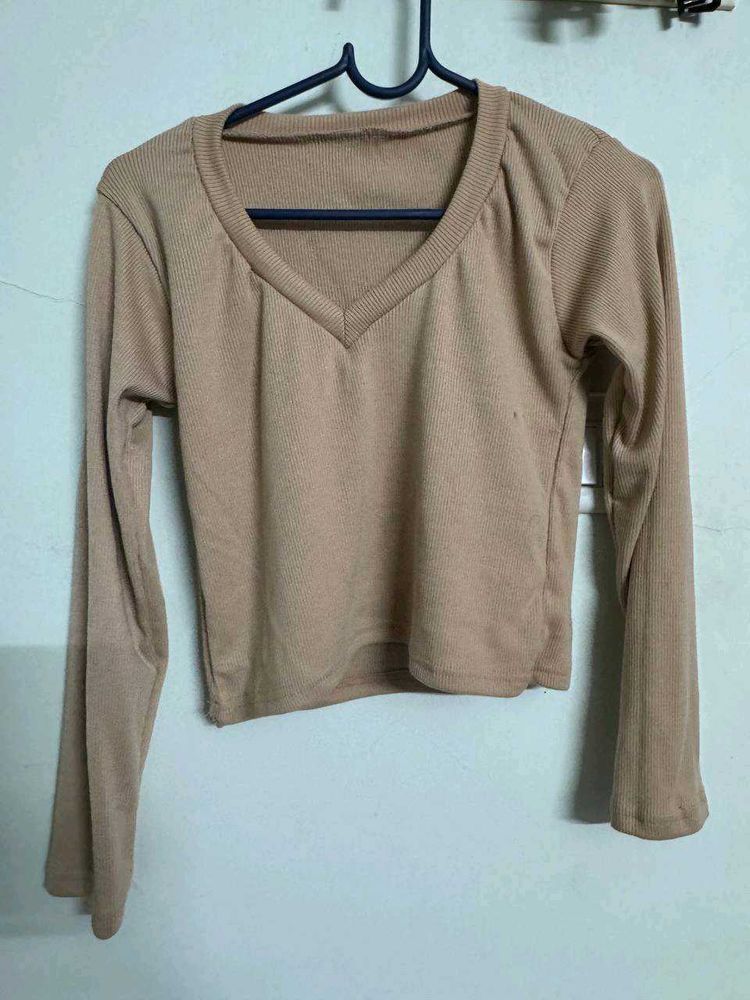 Long Sleeve Crop Top