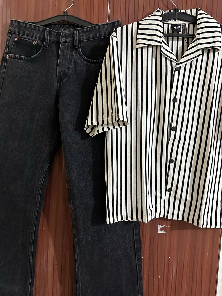 Outfit Combo( baggy Shirt + Jeans)