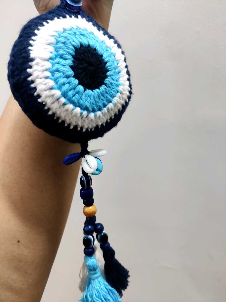 Evil Eye Crochet Hanging🧿💙👉🆕