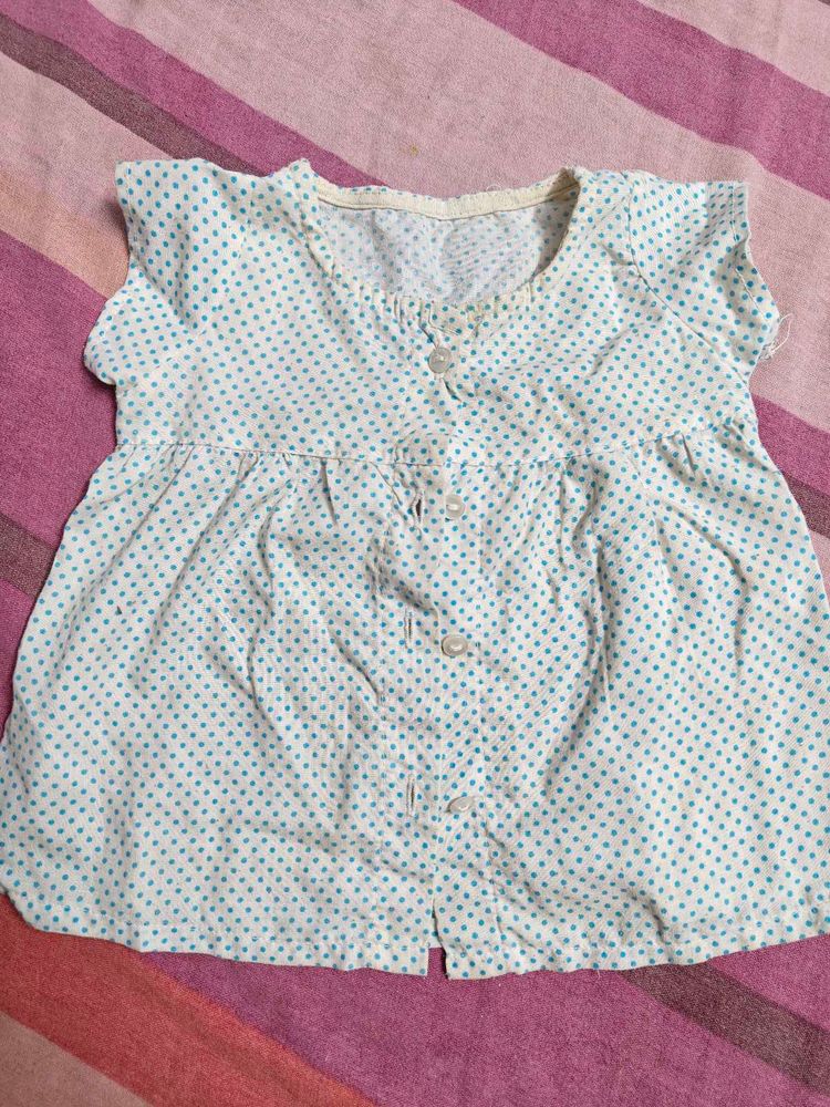 Cute Polka Dot Baby Top