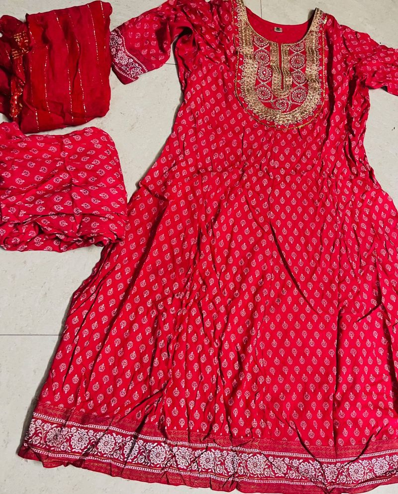 Beautiful Cotton Anarkali