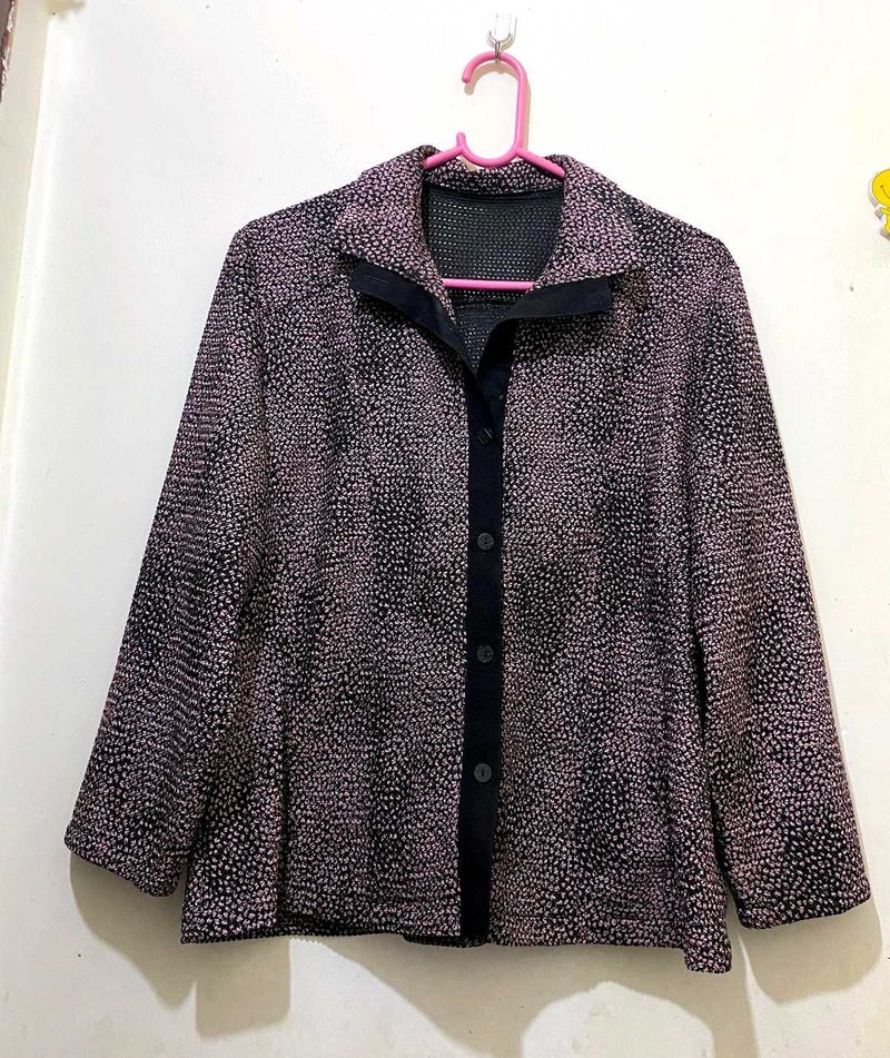 Button-down Net Top B-38-40 L-23 S-19