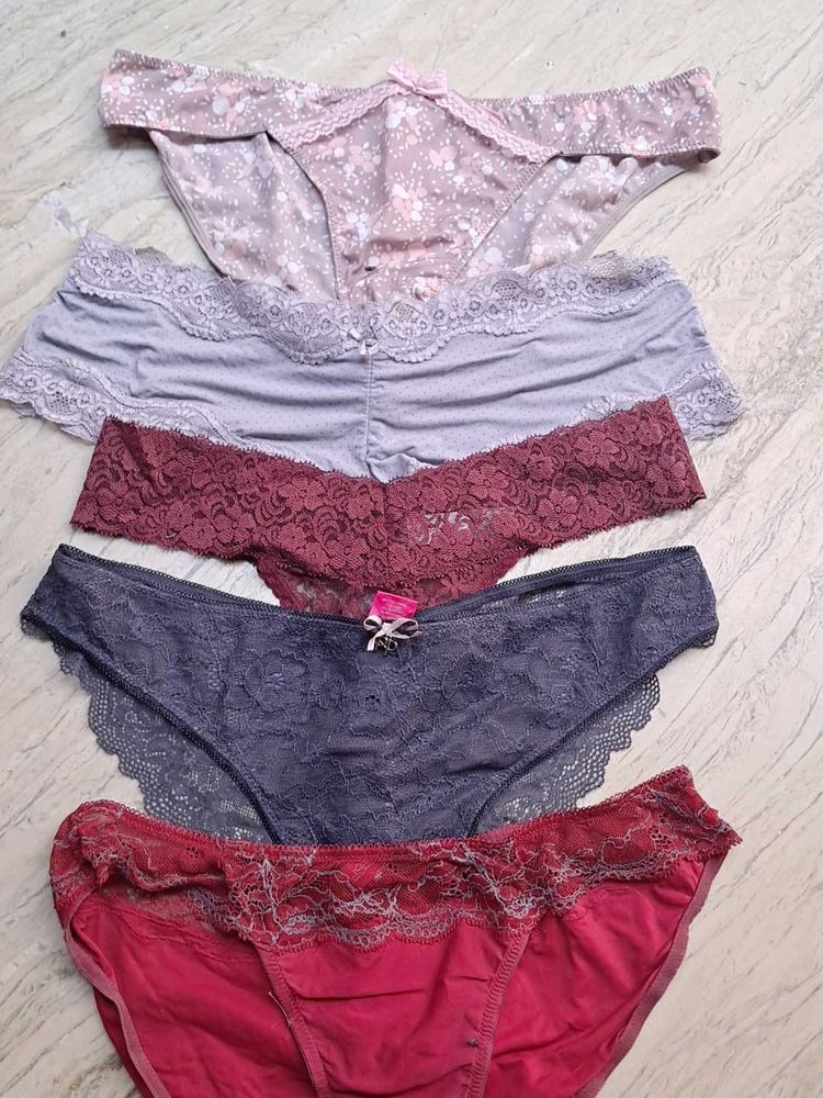 combo Of Five Imported Fabric Panty