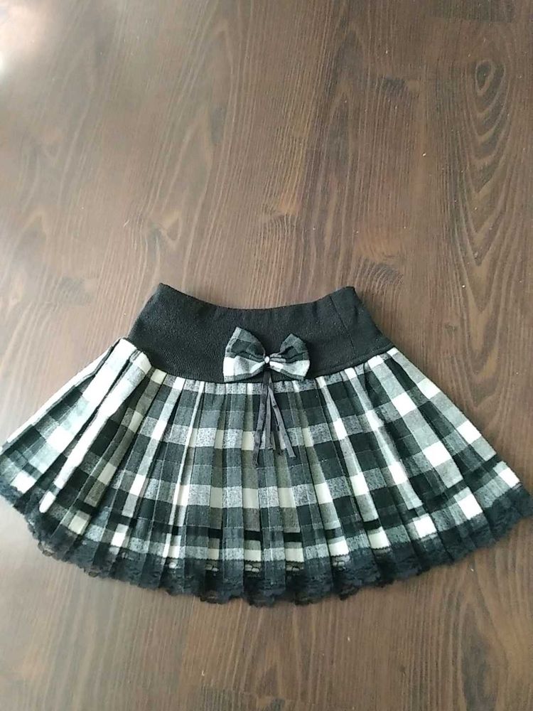 Girls Plaid Skirt