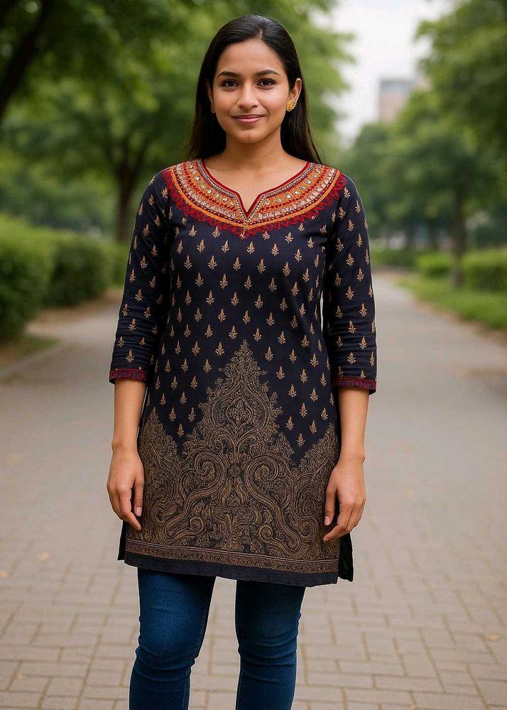 Elegant Printed Kurta