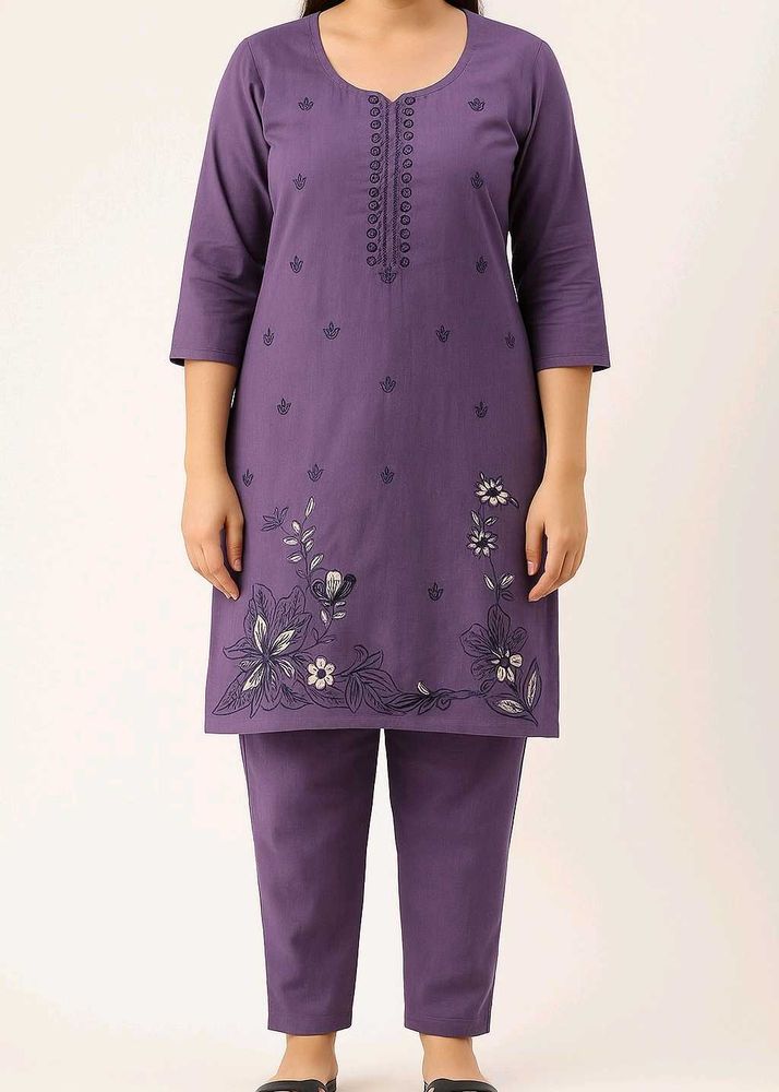 Elegant Purple Kurta