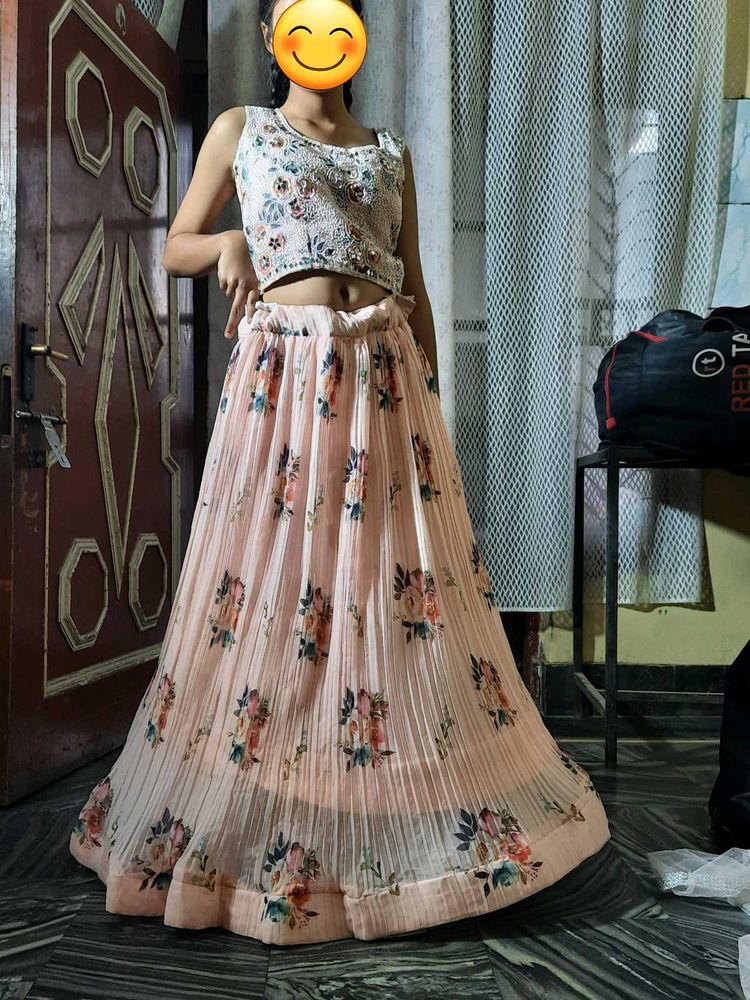 Baby Pink New Lehenga Choli Set