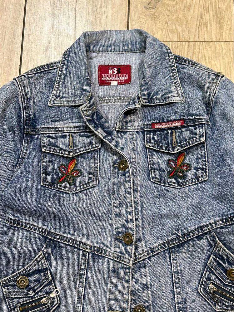 Retro Bubuhong Denim Jacket